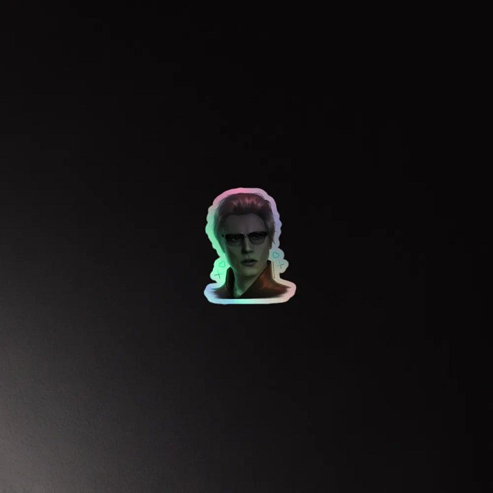 Noble Leon RE4 REmake Holographic Sticker product image (4)