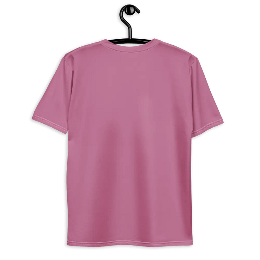Plain Medium Dark Carnation Pink True Summer Men's Crewneck Polyester Heavyweight Premium T-Shirt by Treasure Pie product image (8)