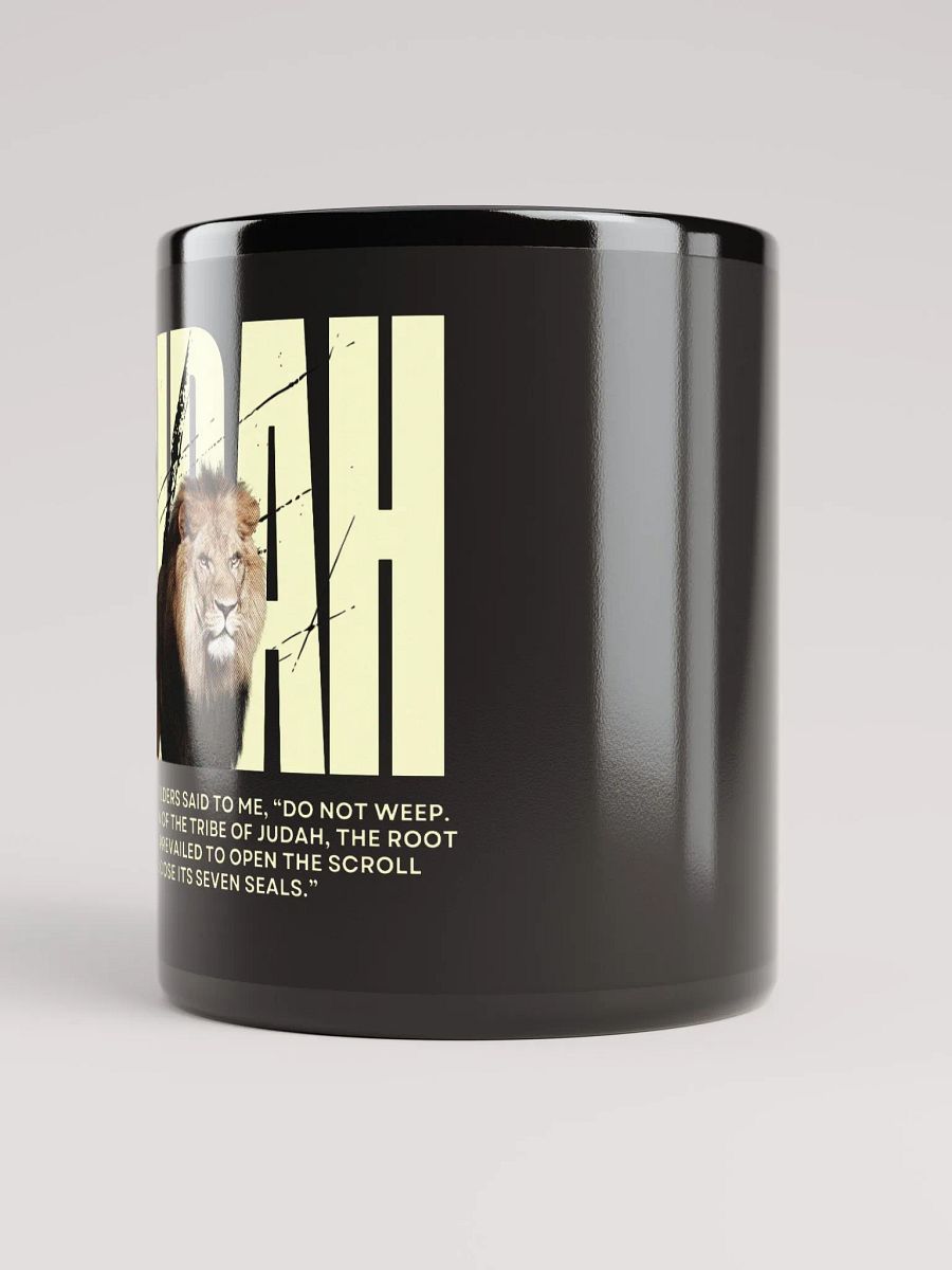 Lion of Judah Black Mug product image (3)