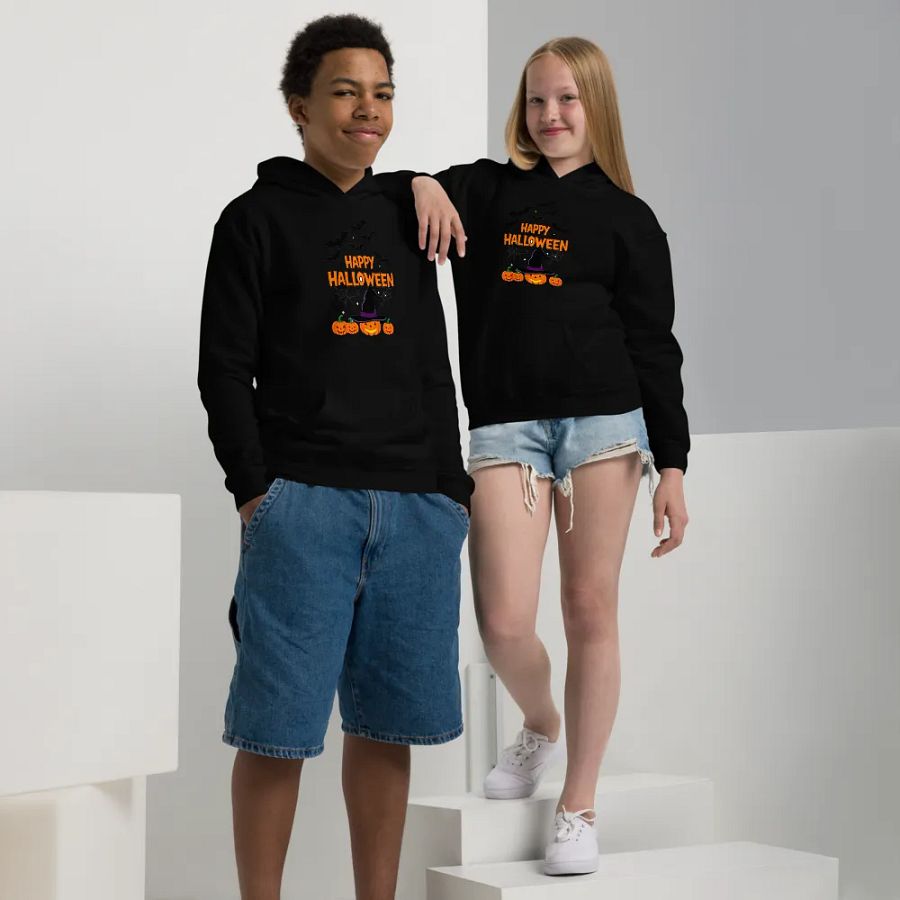 Happy Halloween Youth Hoodie product image (6)