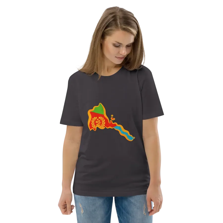 Eritrean Flag Emblem Organic T-Shirt product image (140)