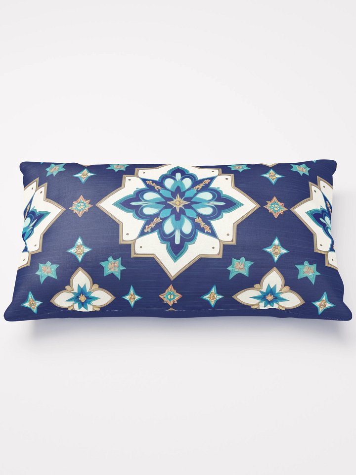 Midnight Moroccan Tile Pillow product image (1)