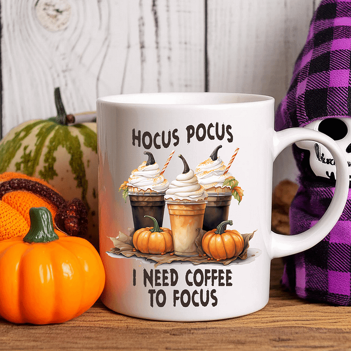 Hocus Pocus I Need Coffee To Focus Mug product image (2)