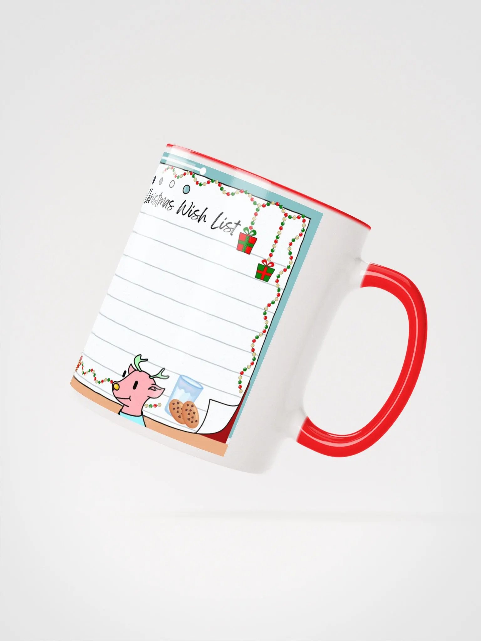Magical Christmas Wish List Mug with Dippy Deer and Friends Mug product image (4)