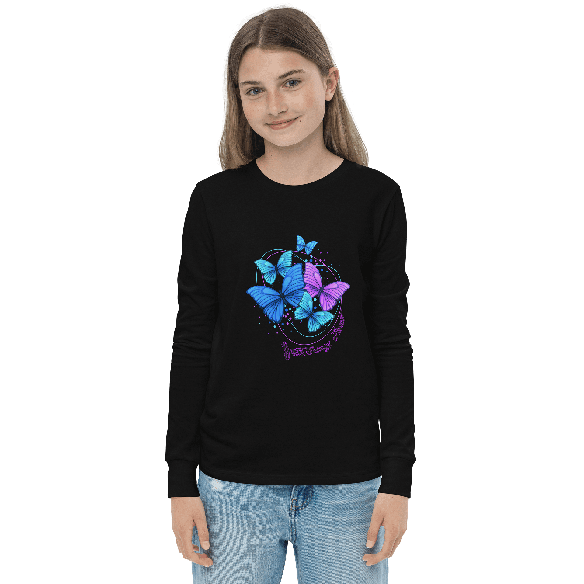 Butterfly Whirlwind Long Sleeve Tee product image (1)