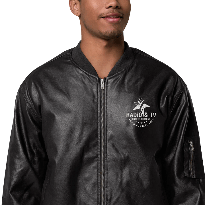 RDTV Pod-Fam Leather Bomber Jackets product image (1)