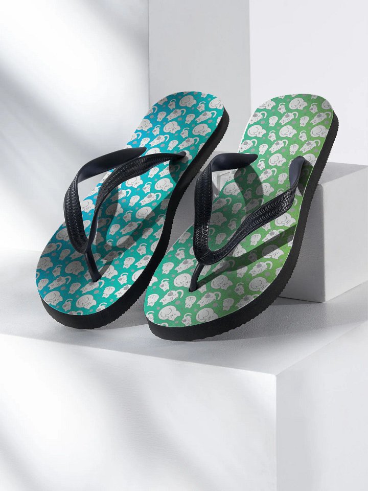 KITTY goes HERE! • sublimation flip-flops Allcolor product image (1)