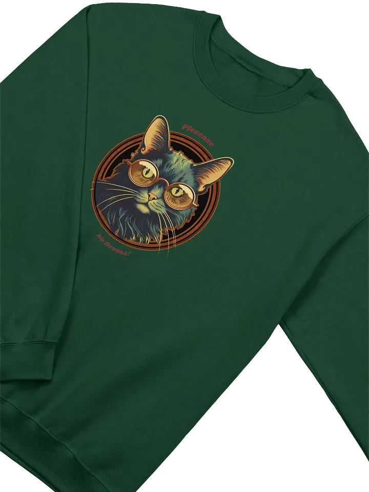Whiskered Wisdom Crewneck Sweatshirt product image (6)