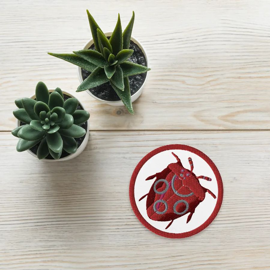 Fruity Beetle Embroidered Patch product image (13)
