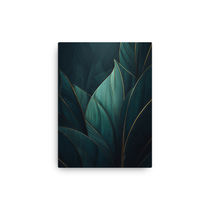 Verdant Grace – Abstract Botanical Leaf Art product image (13)