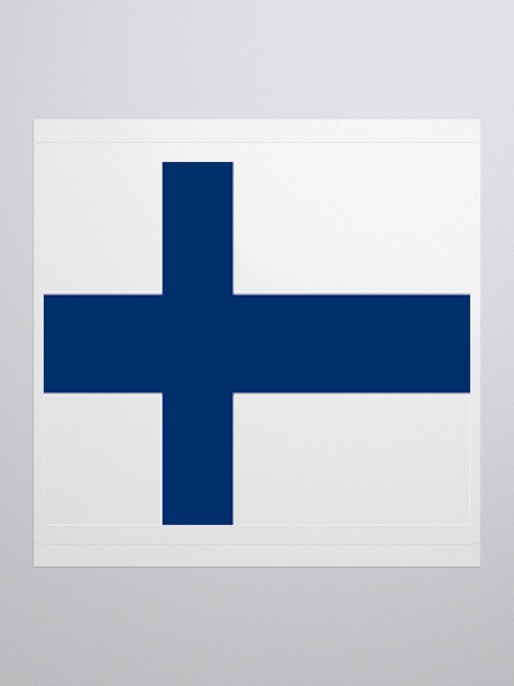 Finland Flag Sticker | Nordic Cross Design | Durable Vinyl | 3 Sizes product image (2)