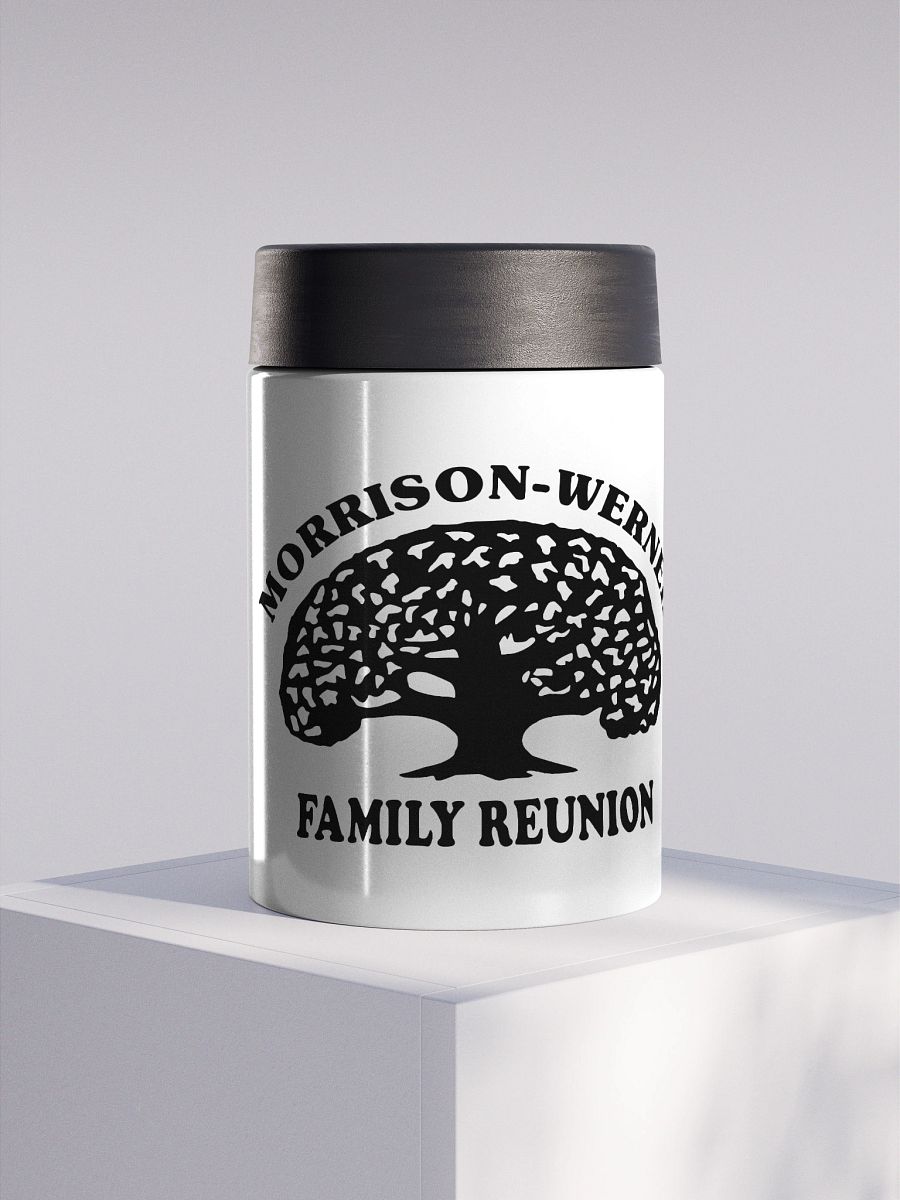 "Morrison-Werner Family Tree" Stainless Steel Coozie product image (1)