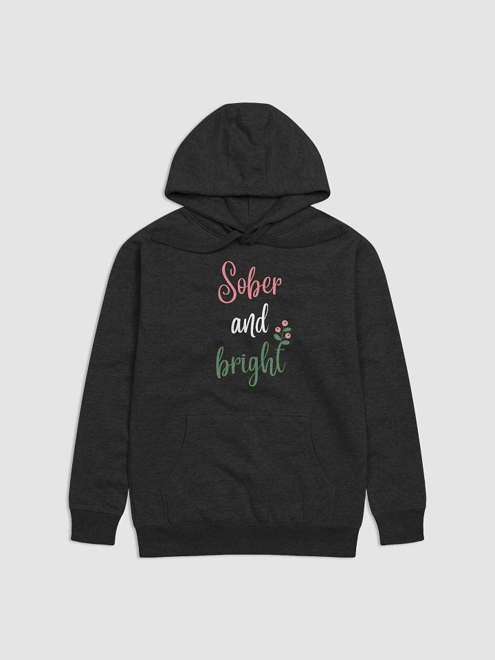 Sober & Bright - Sobriety Christmas Hoodie product image (5)