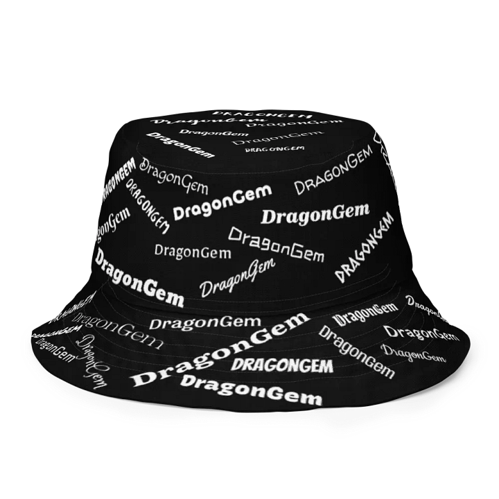 DragonGem Black Reversible Bucket Hat product image (2)