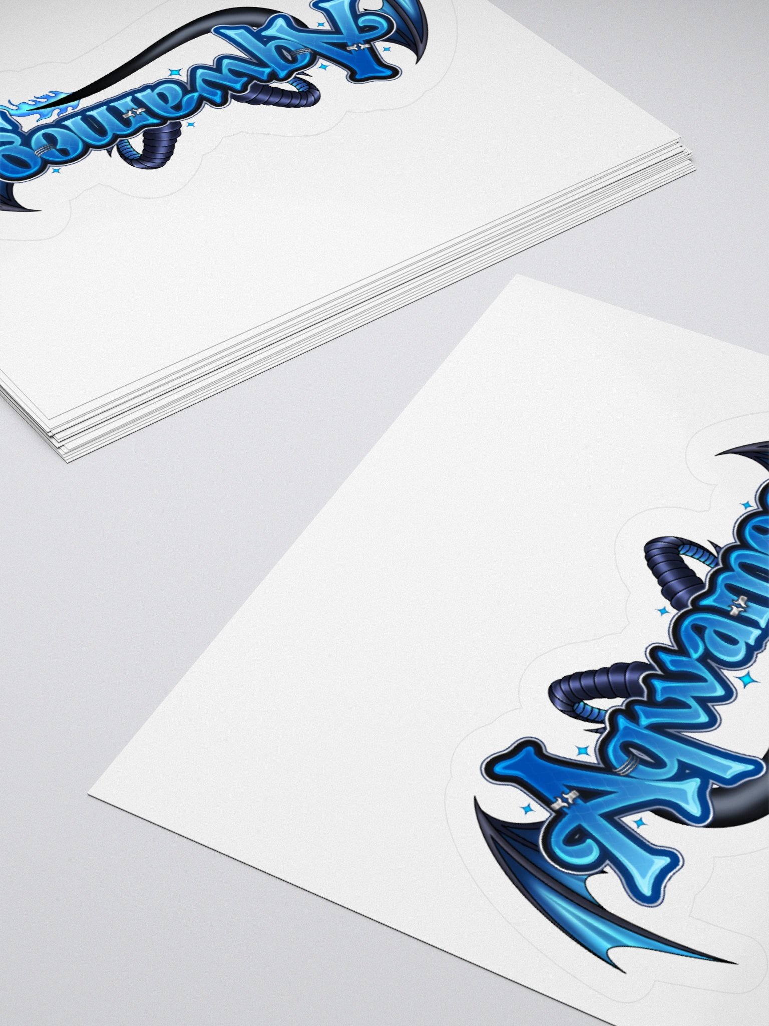 Aqwamog Logo Sticker product image (4)
