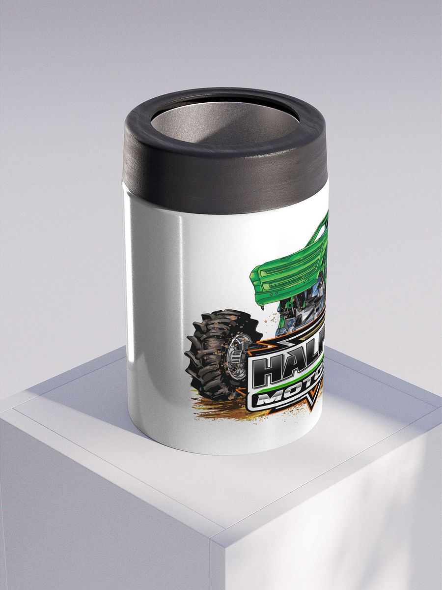 HALF ASSED MOTORSPORTS METAL KOOZIE product image (1)