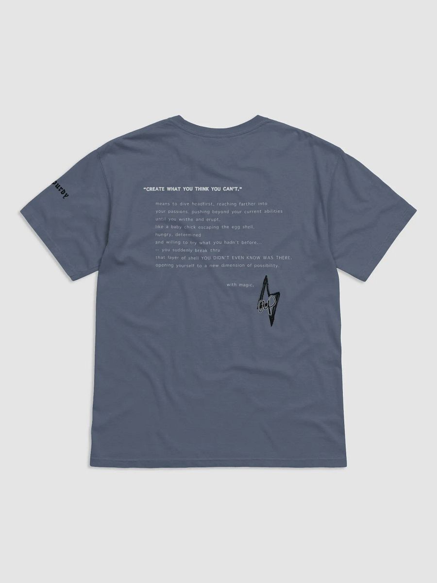 create what you think you can't official shirt product image (2)
