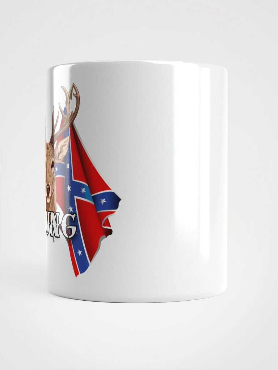 "Young" Rebel Redneck Deer - White Mug product image (3)
