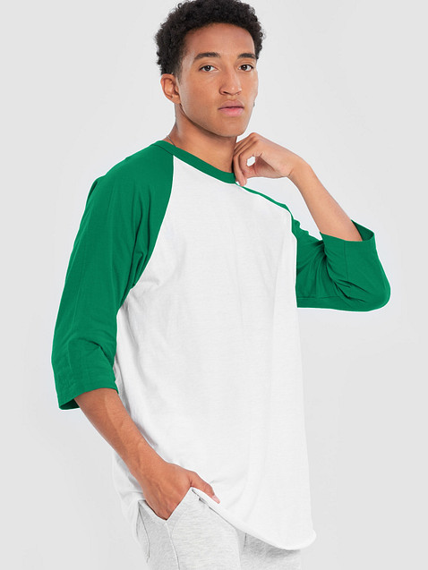 Photo showing Tultex Fine Jersey Raglan Tee