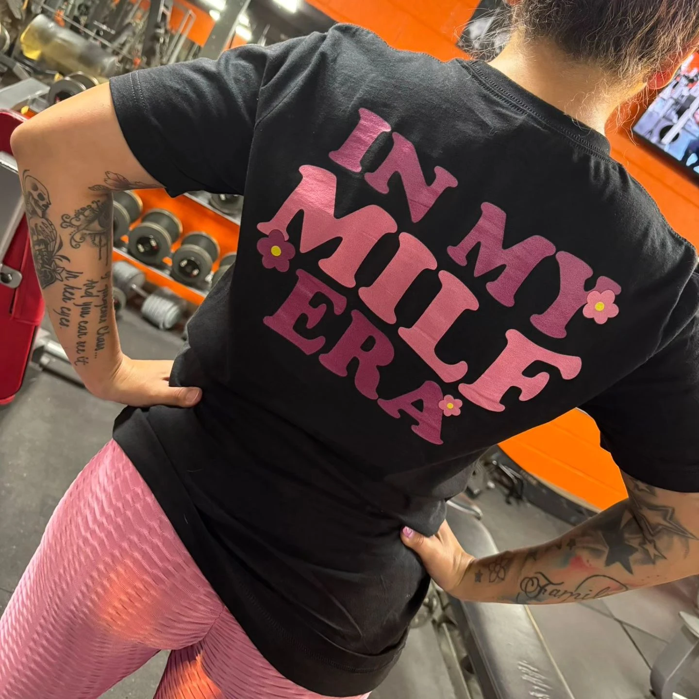 Tag someone who is in their MILF Era! #fitness #milf #dilf #gym #GymMotivation #famfit #SweatInStyle #fga #FamilyGymApparel