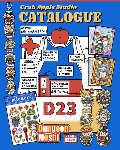 Here is the catalogue for my very first con at TA13 @tokyoalleyperth (((o(*ﾟ▽ﾟ*)o))) 

I will be at table D23🍎Come check out ...