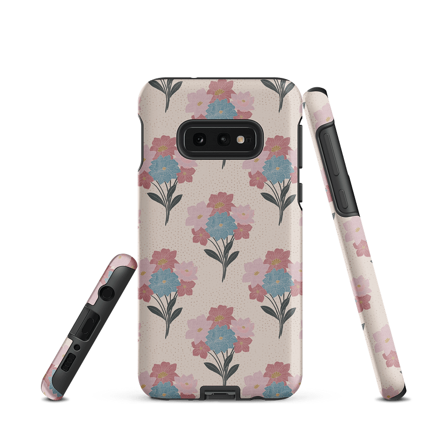 Floral Bunch Block Style Tough Case for Samsung product image (1)