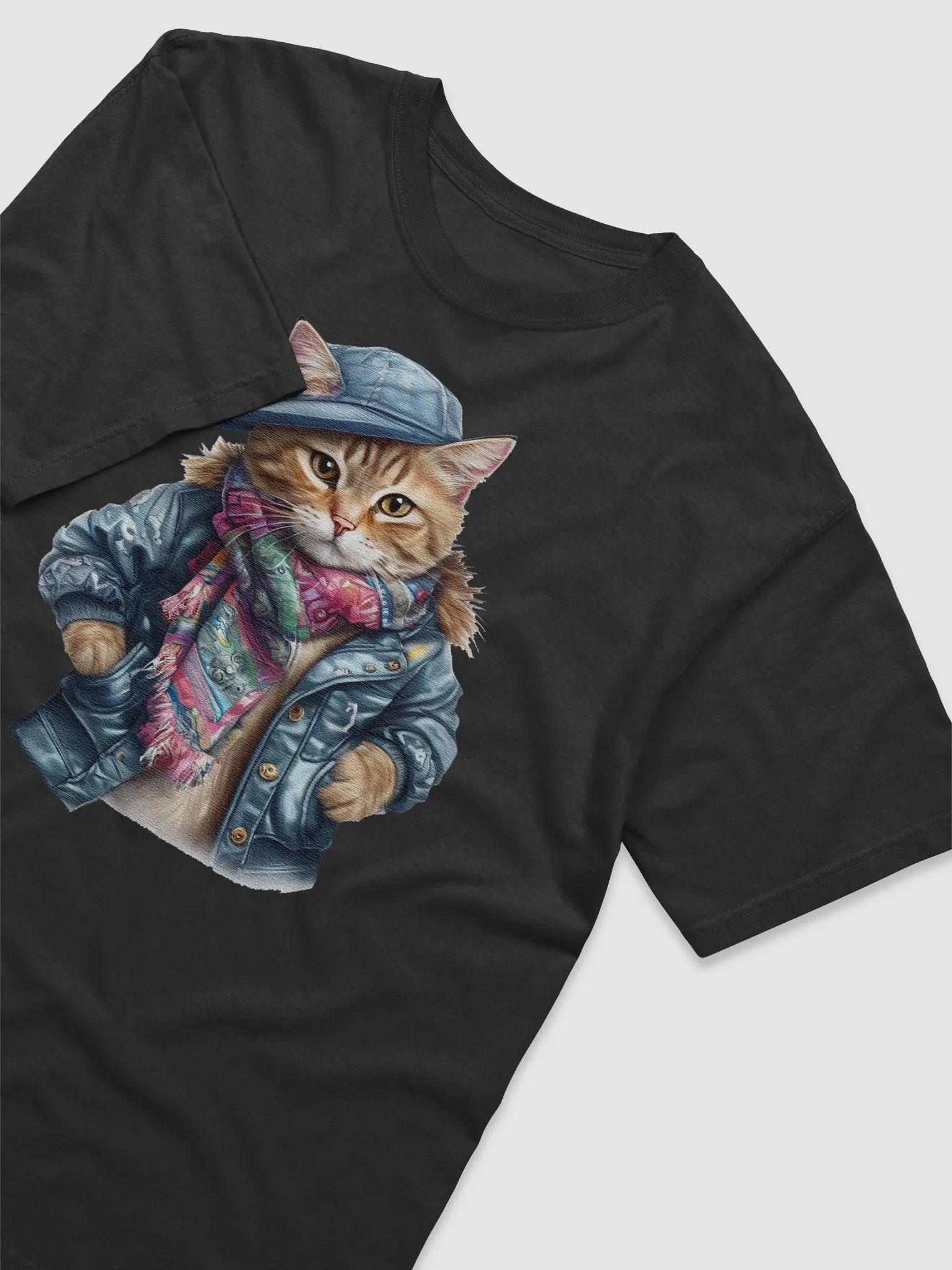 cat wearing a jacket cap and a scarf product image (3)