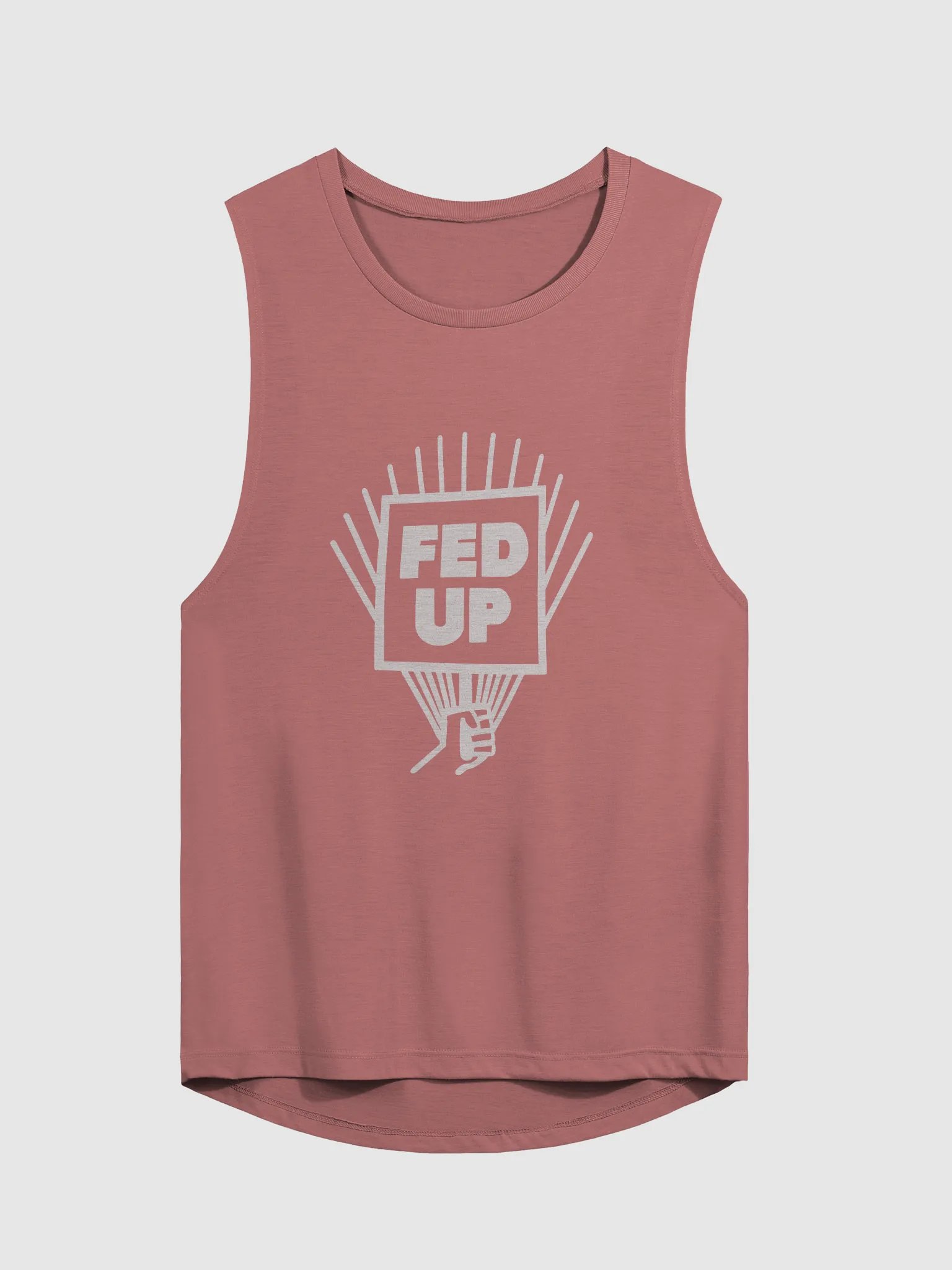 Fed Up Women's Cut Tank Top (One Color) product image (1)