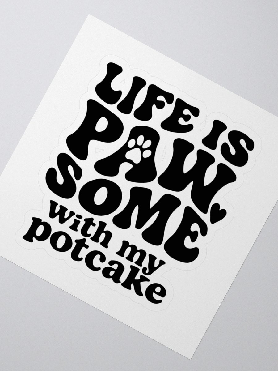 Pawsome Potcake Sticker product image (2)