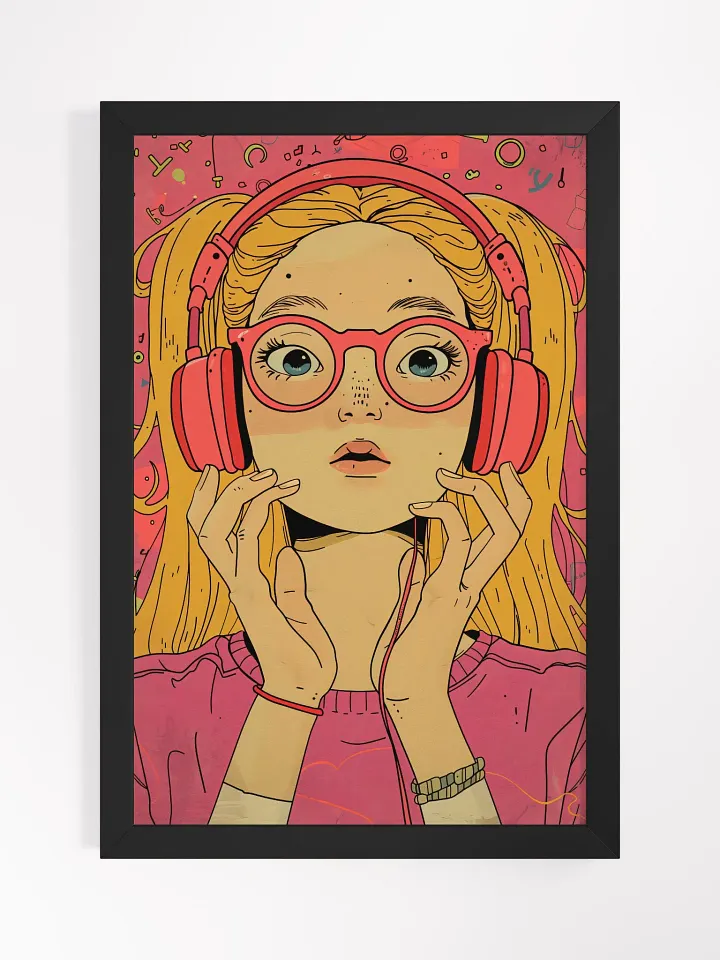 Soundtrack to My Soul Pop Art Poster - Framed product image (1)
