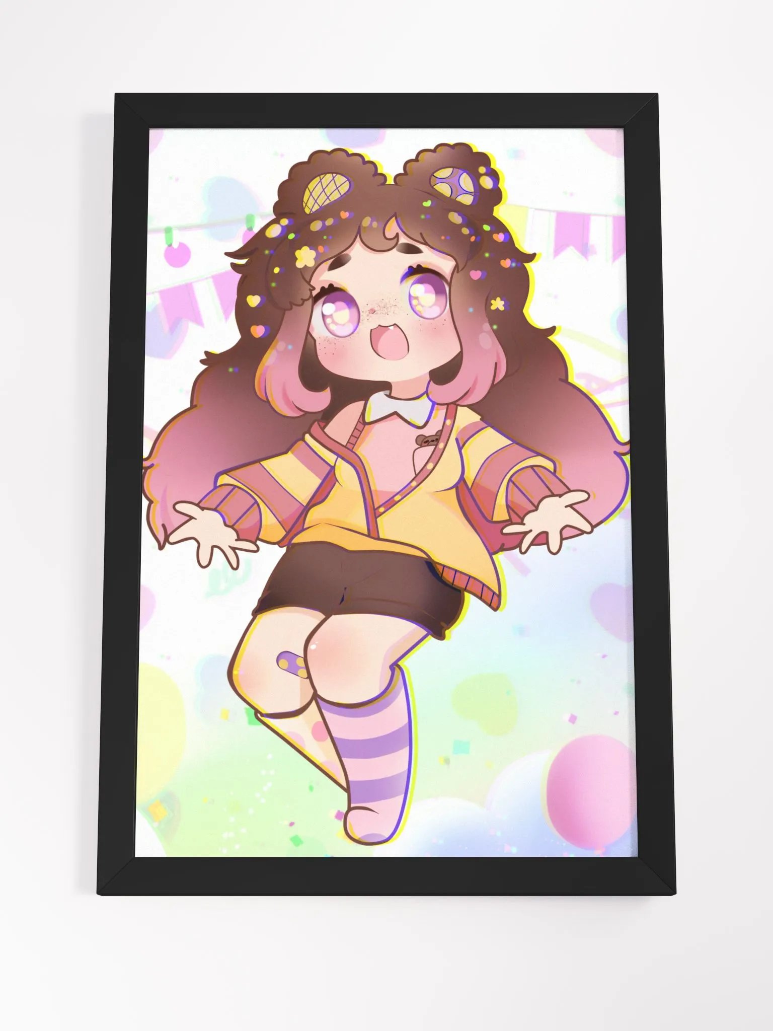 Chibi Ashe Framed Matte Poster ˚ ༘♡ product image (4)