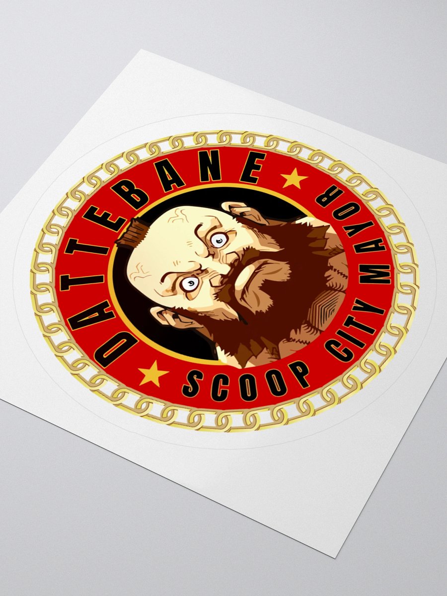 Scoop City Mayor Stickers product image (10)