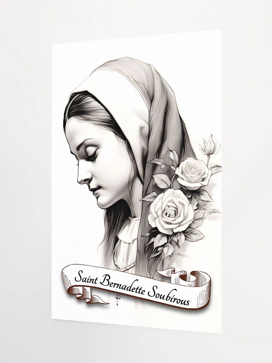 Saint Bernadette of Lourdes Poster product image (5)