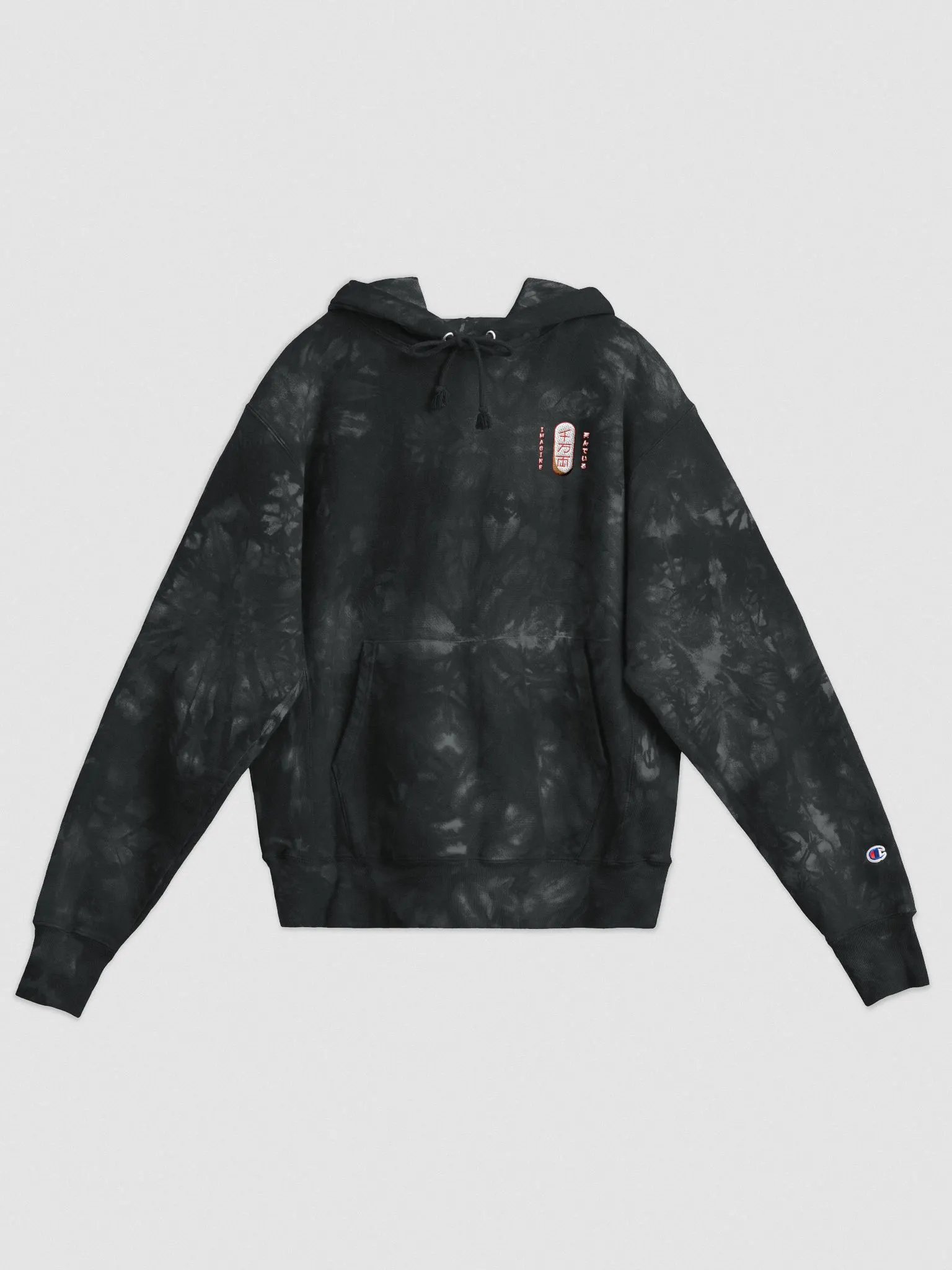 Imagine Dying - Tag Tye-Dye Hoodie product image (1)