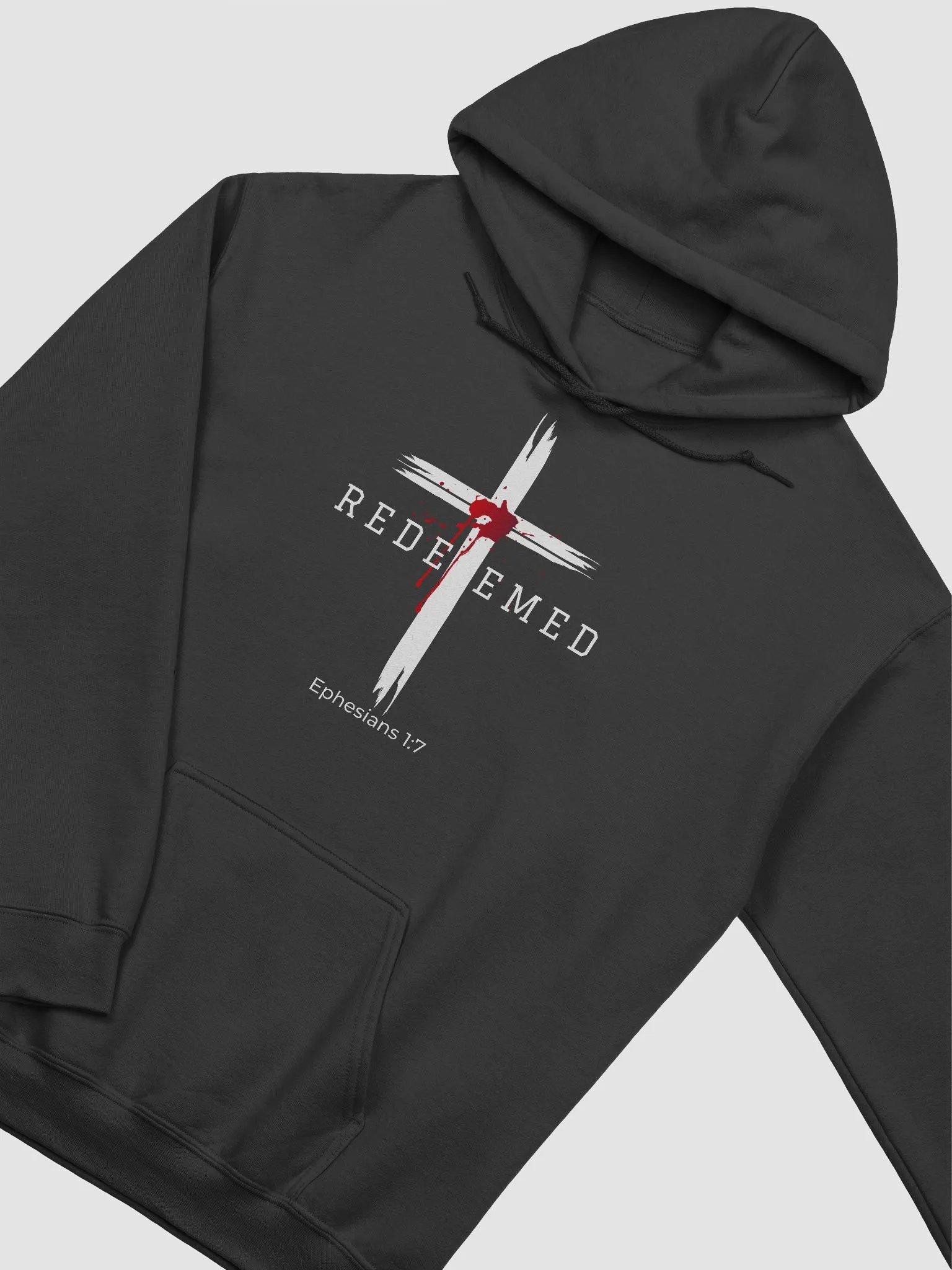 Redeemed by the blood of Jesus - Ephesians 1:7 Unisex Hoodie product image (7)