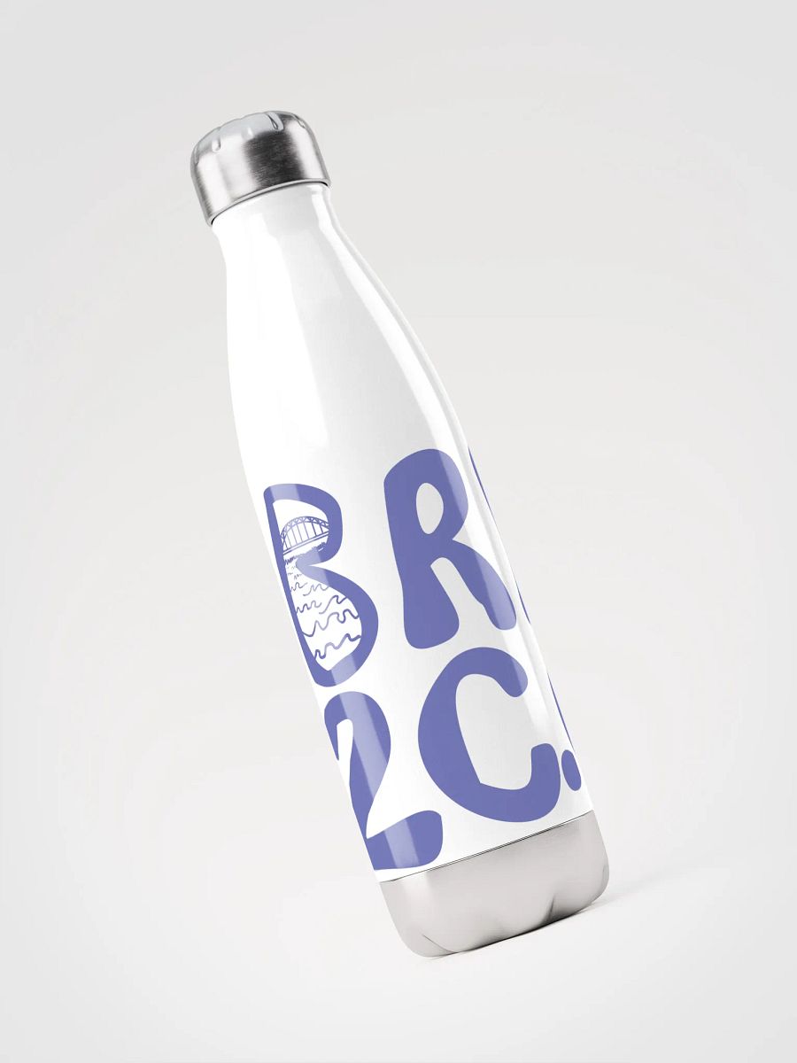 BRN.2C.C.™ | Stainless Bottle | Slate Blue on White 💧 product image (3)