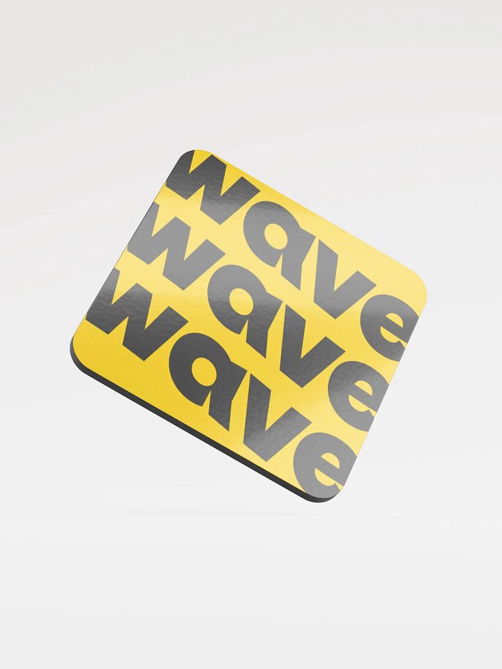 flght WAVE EMOJI Coaster product image (1)