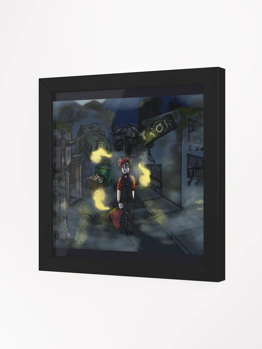 Framed High-Quality Matte Poster - Walking through the Wasteland product image (2)