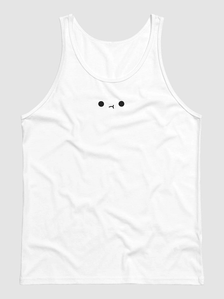The Pout Tank in White product image (1)