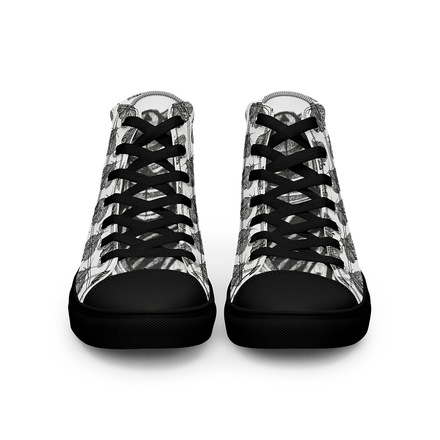 Moth - Men's High Top Canvas Shoes product image (3)