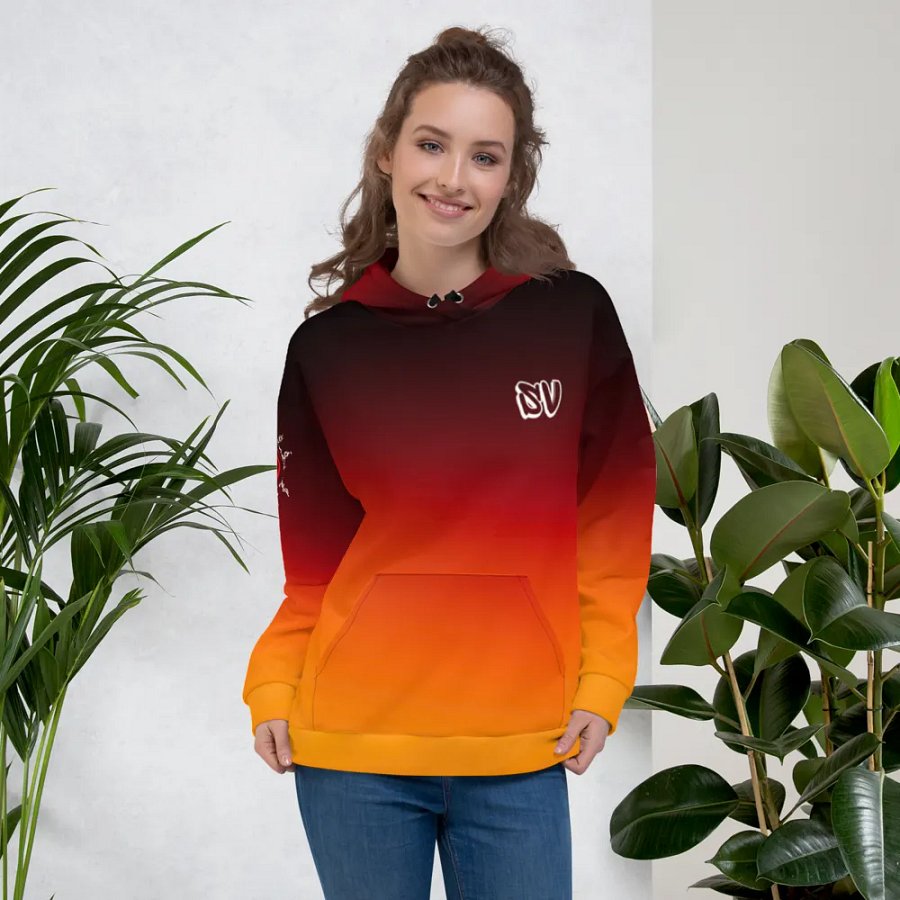 STRAIGHT VIBIN NEON COLOR FADE STYLE KURAMA + NARUTO HOODIE product image (5)