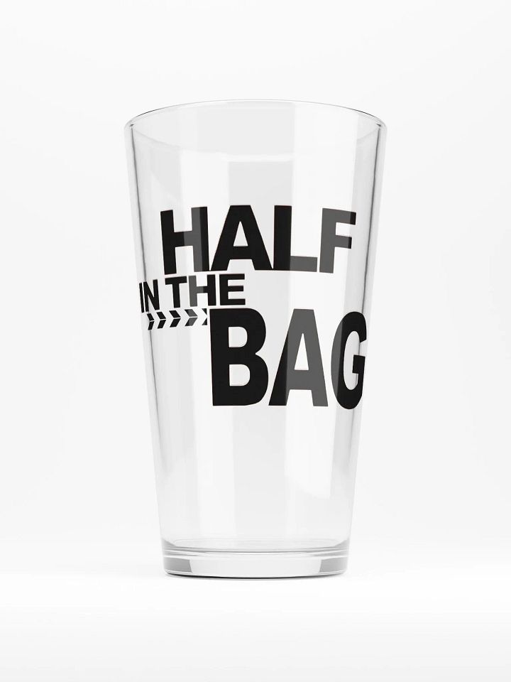 Half in the Bag Pint Glass product image (1)