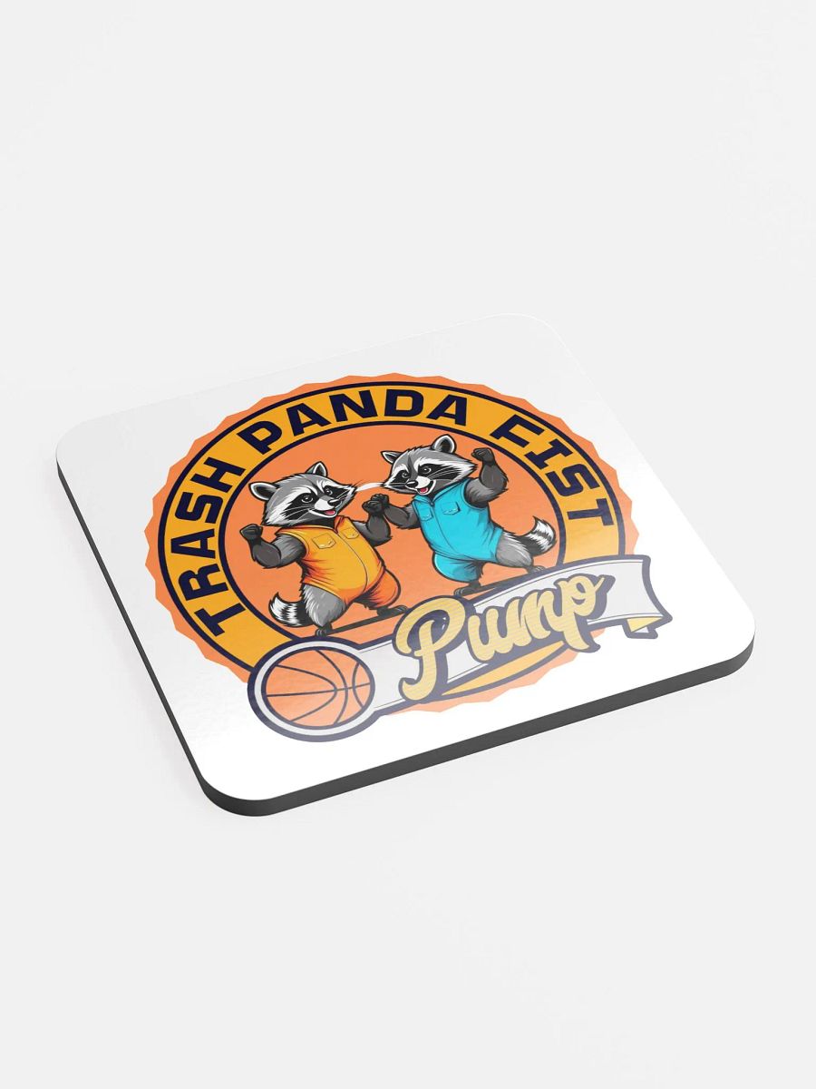 Trash Panda Fist Pump Basketball Coaster Set product image (2)