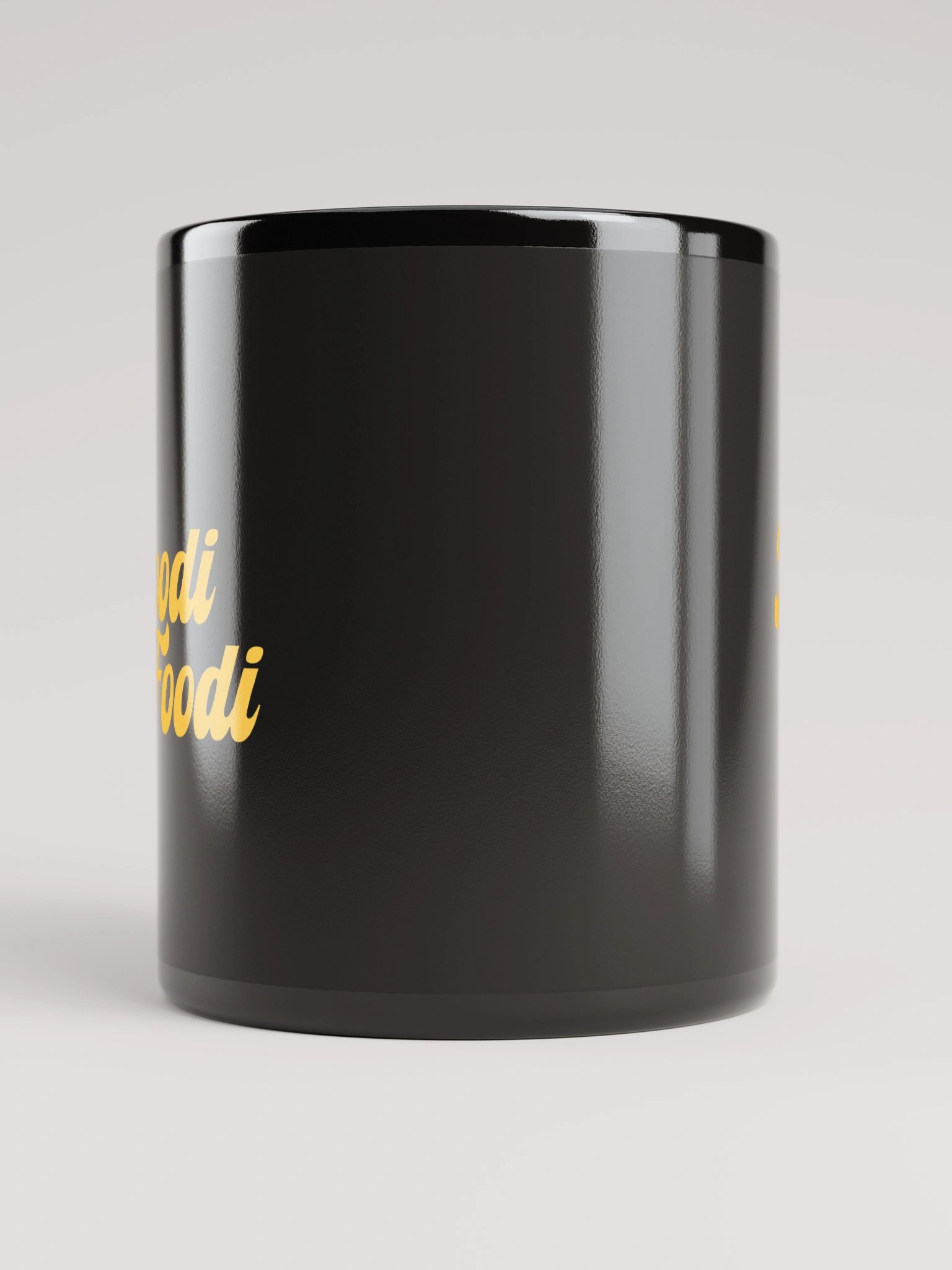 Moodi Foodi Originals Black Mug – Mustard with Matte Center Finish product image (6)