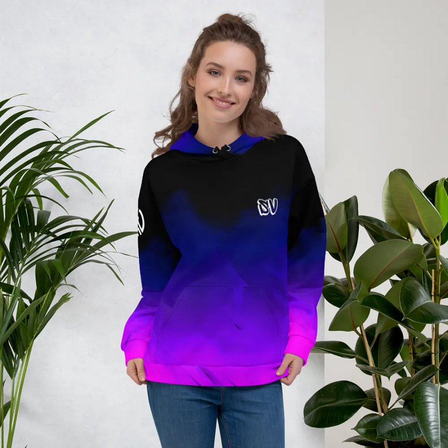 STRAIGHT VIBIN TROLLDAMORT TOJI WORM JJK NEON COLOR FADE HOODIE product image (5)