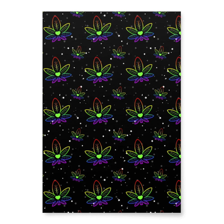 Weed Leaf Wrapping Paper!!! product image (1)