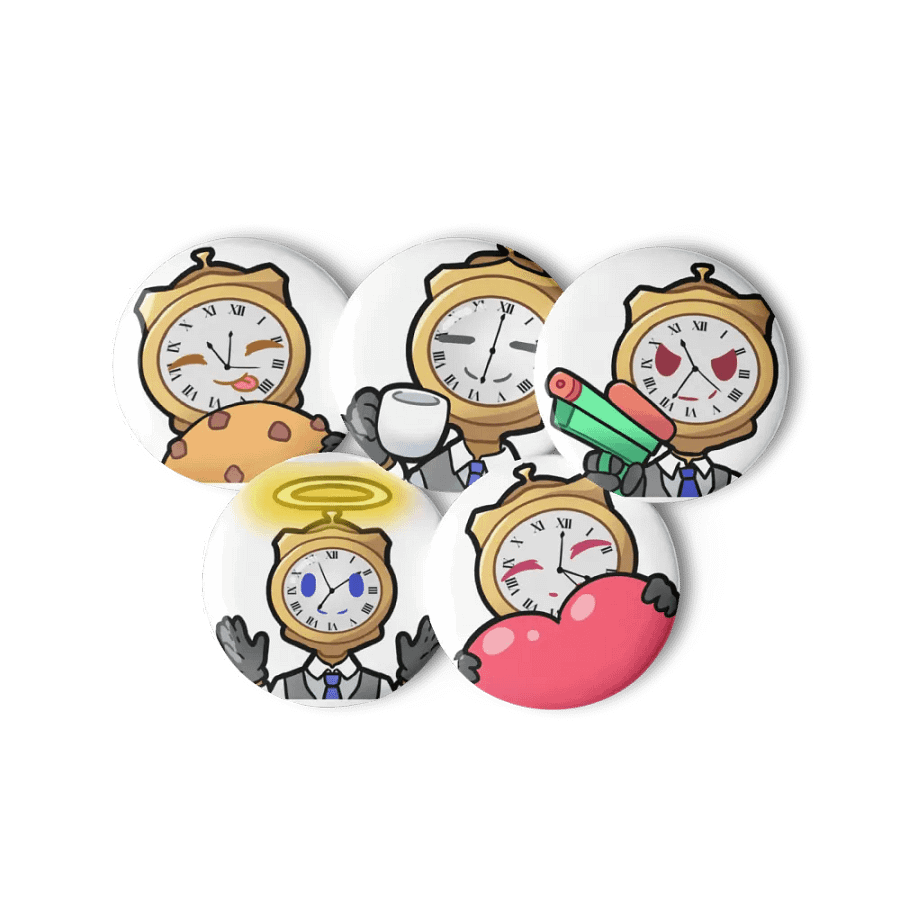Time Emote Pin Set product image (6)