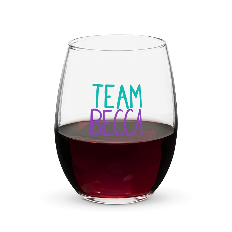 Team Becca Wine Glass product image (5)