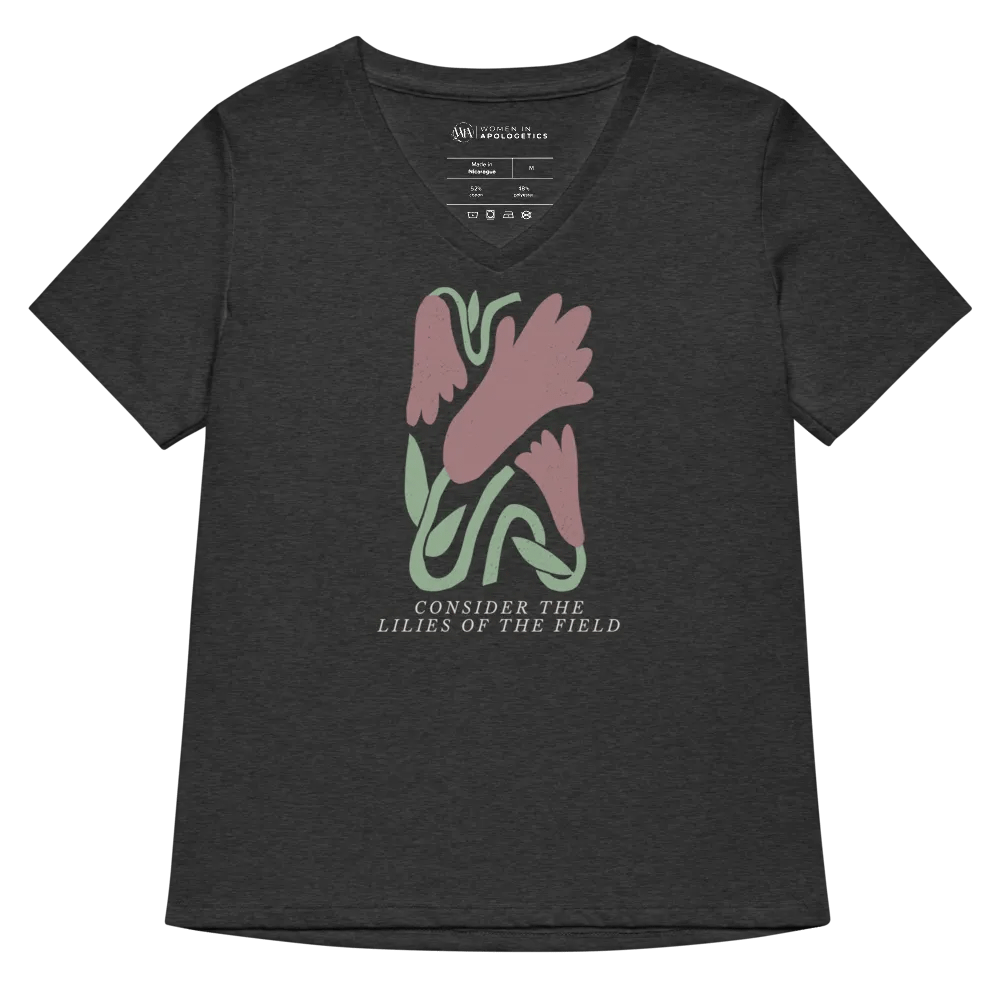 Lilies of the Field V-Neck T-Shirt product image (11)