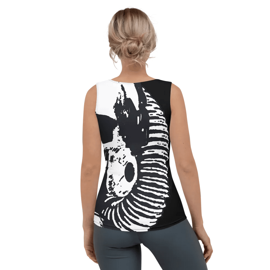 DJ JOE VIRUS SKULLY ALL OVER PRINT WOMEN'S TANK product image (2)